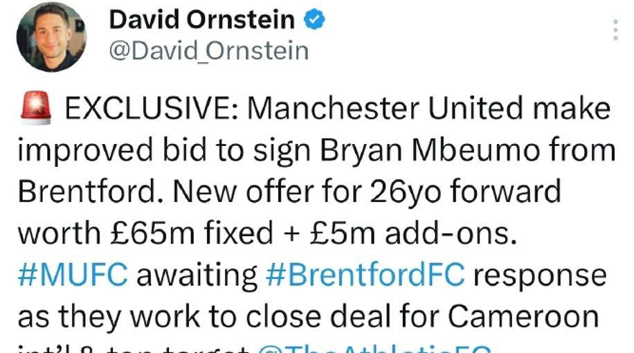 曼联已向布, 另外 曼联已向布, 另外